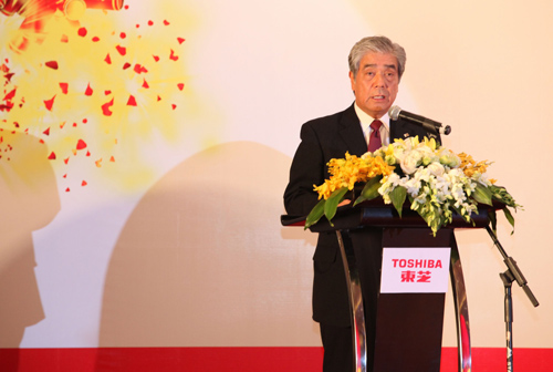 株式會(huì )社東芝執行役副社長(cháng)前田義廣現場(chǎng)致辭